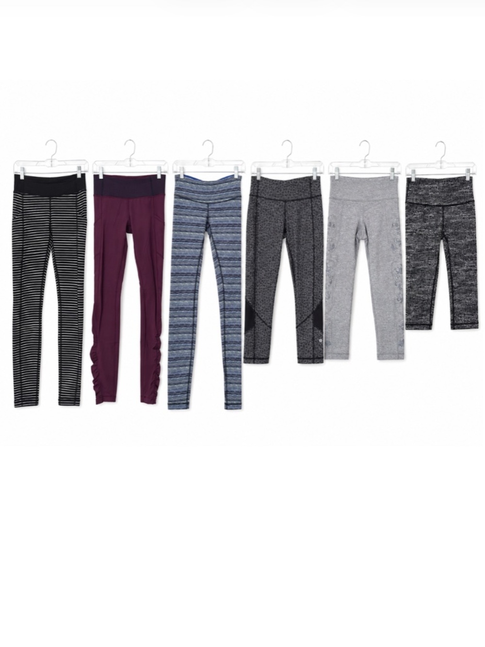 LULULEMON 10 Piece Leggings Bundle Mixed Styles Prints Size 2